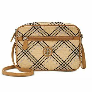 Giani Bernini Plaid Convertible Belt Bag NEW